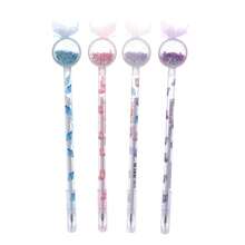 10pcs Creative Sequin Butterfly Gel Pen, Cartoon Student Pen, Study Stationery & Office Supplies Water-Based Signature Pen - Sets - View 4