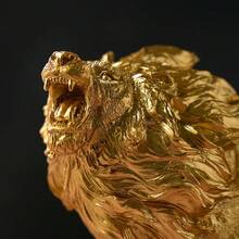 金色树脂装饰动物雕塑，家居办公室桌面摆件，客厅装饰品 - 多款 - 查看 4