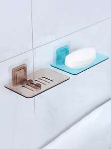 1/2/4 cái Giá để xà phòng thoát nước chéo mới, hộp đựng xà phòng chống nổ, hộp đựng xà phòng để bàn - nhiều màu - Xem 3