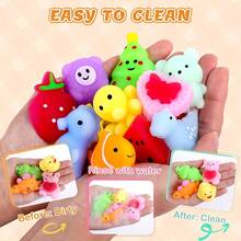18/36/45 PCS Assorted Styles Of Mochi Squishies Featuring Cute Animals Like Cats, Pandas, And Unicorns, Perfect As Party Favors For Children. These Novelty Stress Relief Toys Make Great Birthday Gifts, Goody Bag Fillers (Random Color Random Style) - Random Style - View 4