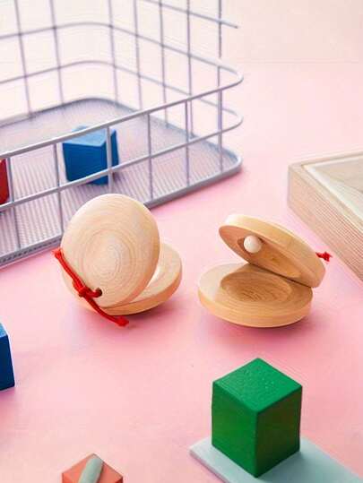 Wooden Rhythm Clavi-Ov Percussion Instrument,Handheld Music Rhythm Board,Castanets, Suitable For Young Musicians, Sturdy Wooden Structure, Natural Wood End,Handheld Musical Rhythm Board,Percussion Zills Instruments,Percussion,Small Musical Instrument,Percussion Instrument|Natural Wood Finish| Wood Construction For Dancer Party,Ballroom Entertainment