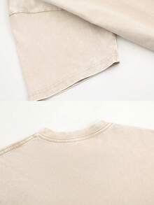 NarutoShippuden Jiraiya "Oil" Kanji Vintage Washed Oversized Graphic T-Shirt Anime Streetwear Casual Tee For NarutoEnthusiasts, Unisex Streetwear Casual Vintage Washed  Cotton Top For Men & Women, Men Graphic T Shirts, Men Vintage T Shirts,  Anime Shirt, Mens Clothes, Mens T Shirts, Y2k Clothes - 杏色 - 查看 4