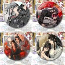 1pc Mo Dao Zu Shi Themed Wei Wuxian & Lan Wangji Badge, Danmei Fandom Gift, Backpack Pendant - 彩色 - 查看 7