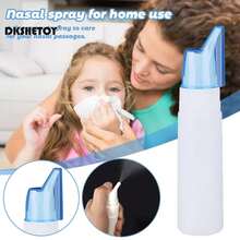 Limpiador de nariz de 70ML, irrigador Nasal para rinitis infantil, botellas de Spray, atomizador, limpiadores de lavado Nasal, evita la rinitis alérgica Neti 8WFB - como se muestra - Ver 7