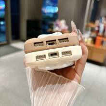 3D Cartoon Silly Bear Design Soft Silicone Phone Case For IPhone 17 Pro Max, 16 Pro, 15 Pro Max, 14 Pro, 13, 12, 11, Cute Anti-Fall Cover - Beige - View 9