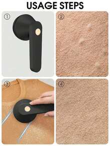 电动织物除毛器，衣物绒毛去除器，六刀片电动除毛器，毛衣绒毛修剪器，适用于衣物、沙发、家具，去除绒毛、线头、毛球，USB充电 - 彩色 - 查看 10