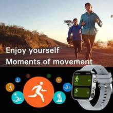 2025 New HD Full Touch Smartwatch For Men And Women - Supports Wireless Calls/Texting/Multi-Sport Modes/Remote Camera Control/Fitness Tracking/Outdoor LED Light, Compatible With Android And , Modern Style HD Display Gift, Fashionable Wearable - Black - View 8