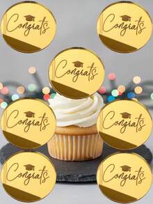 5/10 buah Hiasan untuk Wisuda, Perayaan Prestasi Akademik, Dekorasi Pesta Wisuda, Hiasan Kue Cupcake - gayaA - View 3