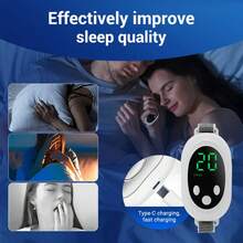Two Modes, 20 Intensity Levels, Smart Sleep Device, Anxiety Relief, Neurological Sleep Aid, Insomnia And Calming Device, L1HC - Green - View 5