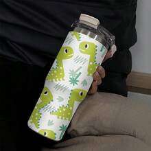 1pc/5pcs 30oz Cute Dinosaur Stainless Steel Insulated Tumbler, Ideal For Children's Day, Theme Parties, Birthdays And Other Holiday Gifts - Multicolor - View 3
