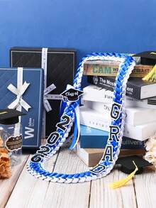 2026 Graduation Wreath, 2026 Graduation Money Garland, Handmade Double Braided Graduation Necklace, Graduation Gift Supplies, Unisex Design For High School And University Graduation DIY Party - Double-woven Graduation Ribbon - View 4