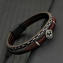 男士复古航海双层编织手链 - 手鐲 - 查看 9