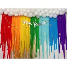 4 rollos de papel crepé naranja Balck Streamers Perfecto para decoración de fiestas bodas cumpleaños decoración de colores y suministros de manualidades 1.8 pulgadas x 82 pies/ rollo - Naranja Balck1519 - Ver 7