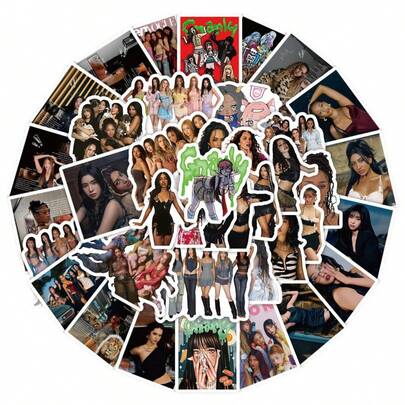 78pcs KATSEYE Kpop Girl Group Stickers, Sexy & Stylish Wallpaper, Concert Goods, Scrapbooking Stickers, Suitable As Birthday, Party, Easter, Back To School Gifts