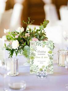 10pcs Acrylic Diamond Place Card Holders - For Wedding Table Number Stands, Table Card Display For Reception,Dining Tabletop Stands,Bride,Wedding Decor - Diamond Position Card Holder - View 9