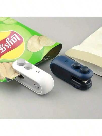 1pc USB Rechargeable Mini Heat Sealer, Built-In Magnet, Portable Food Bag Sealer Suitable For Snacks, Chips And Cookies, Suitable For Home, Picnic And Travel