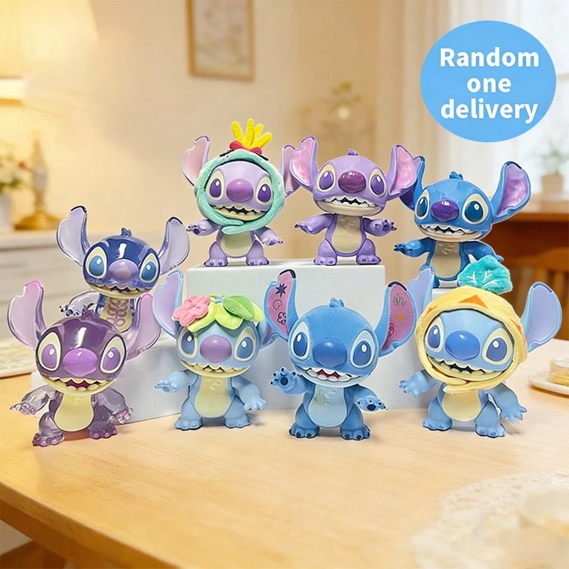 Miniso Disney Stitch Blind Box Figure, Cool Shape With Rich Details, PVC Material, Home Office Decoration Collection Random Delivery, Birthday Gift (1 PC Random Delivery)