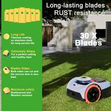30x/15 Sets Titanium Knives Ultra-Sharp Replacement Blades Suitable For All SegwayNavimow Robotic Lawnmowers Universal Replacement Knives, Includes 30/15 Screws - SegwayBlade - View 10