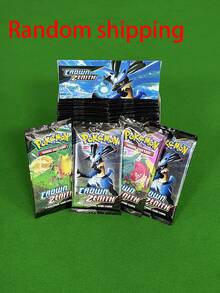 宝可梦稀有风格卡片，独特设计，可用于构建个性化卡片套装，随机发货 - 彩色 - 查看 4