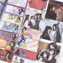 80pcs Mo Dao Zu Shi Sticky Notes, High-Quality Wei Wuxian & Lan Wangji Memo Pads, Diverse Character Styles, Anime & Novel Fans Collection Gift, Student Gift, Birthday Gift, Holiday Gift - Multicolor - View 2
