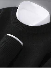 Suéteres deportivos para hombres - Negro - Ver 2