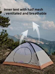 【URBANWAVE】双人背包帐篷，超轻徒步帐篷，四季通用背包帐篷，采用防撕裂尼龙帐篷面料，轻便露营帐篷，小型打包帐篷及超轻庇护系统 - A - 查看 8