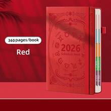 2026 English Planner Notebook, Efficient Daily Schedule, Customized Self-Discipline Time Management, Bound Annual Calendar - Multicolor - View 9