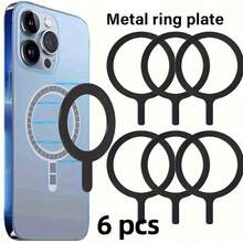 【未来风尚】无线充电Q型铝合金贴纸 - 兼容所有智能手机，不锈钢材质，时尚设计，紫色光晕点缀 - 彩色 - 查看 6