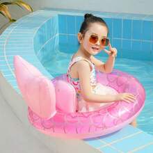 Inflatable Mermaid Children's Swimming Float, Suitable For Boys And Girls, With Dual Safety Air Bags And Safety Seat, Ideal Children's Water Summer Choice - Multicolor - View 2