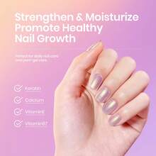 Beetles Rubber Base Gel Nail Polish, 6 Colors Nude Gel Polish Pink Peach Neutral Sheer French Tips Base Colors - 6Pcs Pastel Rubber Base Coat - 查看 5