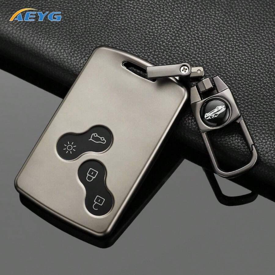 全新TPU遥控钥匙扣钥匙套，适用于雷诺Clio Laguna Koleos Megane Fluence Zoe Scenic Captur Card 4键汽车钥匙壳 - 雷諾F款 - 查看 1