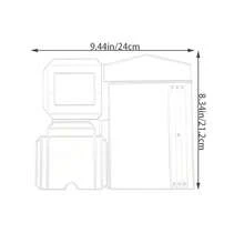 Cute Suitcase Shape Metal Cutting Die, Suitable For DIY Scrapbooking Decoration, Embossing And Handmade Paper Card Crafts - Silver - View 3