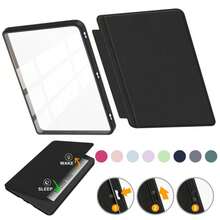 For Kindle Paperwhite 10th Generation 2018 Released 6 Inch E-Reader Case Magnetic Cover PQ94WIF Acrylic Split Protective Shell Auto Wake/Sleep 360 Rotation Detachable - Multicolor - View 6