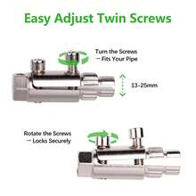 1pc 1/2" & 3/4" Damaged Pipe Extraction Tool, Faucet Valve Disassembly Tool, Rusted Screw & Bolt Extractor, Household & Industrial Pipe Thread Repair Tool - Multicolor - View 4