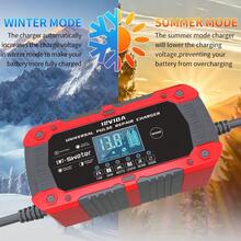 Bộ sạc pin SWT-1880 phích cắm EU 10-Amp, bộ sạc nhỏ giọt thông minh 12V cho ô tô, xe tải, máy cắt cỏ, thuyền, tàu thuyền, pin hàng hải (Màu đỏ) - Đỏ - Xem 6