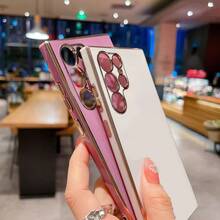 1个Hadaasi白色奢华6D电镀液态硅胶极简亮面保湿全包手机壳，兼容Apple 17 Pro/17 Pro Max/Air/17/17E、Galaxy S26 Ultra/S26 Plus/S26/S26 Edge/S26 Pro、S25 Ultra/S25 Plus/S25/S25 Edge/S25 FE，防摔保护壳，国际版，非国内版 - 白色 - 查看 7