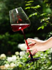 2只长柄勃艮第葡萄酒杯，710毫升水晶透明香槟杯，优雅玻璃器皿，适用于婚礼、酒吧、周年纪念、生日派对 - 查看 6