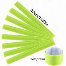 1-4 chiếc dây đeo vai/eo phản quang điều chỉnh được, dây đeo cổ tay có khóa bấm, thích hợp cho chạy bộ/đạp xe/leo núi/các hoạt động thể thao ngoài trời ban đêm. - Nhiều màu - Xem 2