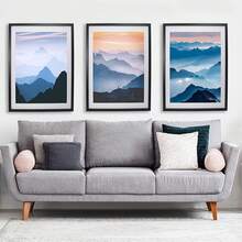 Picture Frames Set Of 3, Wall Mounting, Fits 40x60cm With Mat Or 50x70cm Without Mat - Black - View 5