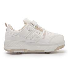 Giày trượt patin 4 bánh dành cho nam, bánh xe có thể tháo rời, thích hợp đi bộ, dành cho học sinh và người lớn. - Màu Khaki - Xem 10