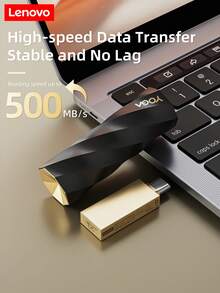 Ổ đĩa flash USB tốc độ cao Lenovo Type-C, dung lượng lớn 128GB, truyền tải tốc độ cao và ổn định, nhỏ gọn và dễ mang theo, thiết kế dạng nhấn để tháo ra chỉ với một cú nhấp chuột, thiết bị đa năng, ứng dụng đa dạng. - Xem 6