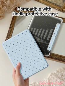 波点图案极简平板电脑保护套,适用于 iPad 9.7/10.2/10.5/10.9/12.9 英寸、iPad Pro 11 英寸、第十代、Galaxy Tab S6 Lite 10.4 英寸、Kindle Paperwhite 第十二代(2024 年款)、Kindle 第十一代(2024 年款),柔软防震保护,智能休眠/唤醒功能,Y 型折叠支架设计,提供多种观看角度。 - 彩色 - 查看 10