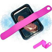 1pc Silicone Thawing Tray, Meat/Seafood/Steak Defrosting Tool With Strong Suction Cup, Prevents Floating, Silicone Defrosting Pad - Multicolor - View 9