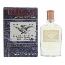 Replay Jeans Original! For Him EDT 50ml With Free Fragrance Gift - Woody & Earthy - View 2