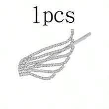 1/2 件装水钻翅膀发夹刘海侧夹发爪夹，女士发爪，大号发爪夹，适合浓密头发的发爪，发爪，发爪夹套装，发爪夹套装，发爪夹2k，长发发爪，蓝色发爪夹，银色发爪，中号发爪，适合浓密头发的发爪夹，发爪夹，女士发爪夹，发爪固定器，发爪套装，亚克力发爪，可爱发爪，发爪夹套装 - 銀色 - 查看 9