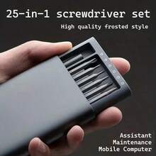 25pcs Precision Screwdriver Set, Screwdrivers, Multi-Functional Repair Tools, Durable, Various Models, Suitable For Disassembling Phones And Tablets, Daily Use, Made Of Durable Plastic Material, Equipped With Various Screw Heads, Ideal Gift For Christmas, Valentine's Day, Anniversary And Birthday Parties - A - View 9