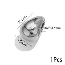 1/5颗不锈钢不规则散珠，用于珠宝制作DIY隔珠手链项链珠宝工艺用品配件 - 彩色 - 查看 9