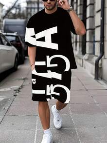 Men T-Shirt Co-Ords - Colores mixtos - Ver 7