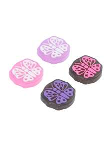 GeekShare 4pcs Glitter Purple Butterfly Design Silicone Thumb Grip Joystick Caps For Nintendo Switch 2017/OLED/Switch Lite - View 12