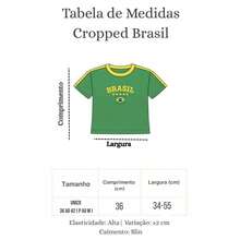 Brazilian Women's Cropped Top With Embroidery, Round Neck, Medium-Stretch Polyester Fabric, Short Sleeves, Casual Summer Style With Contrasting Collar, Ideal For Everyday Wear. - 綠色 - 查看 10